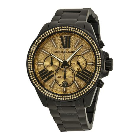 michael kors watch 5961 black|Michael Kors black watch women's.